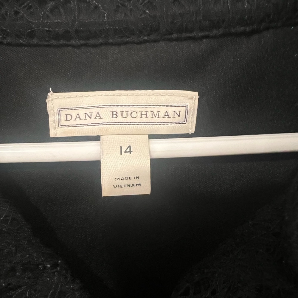 Dana Buchman Elegant Black Blouse
